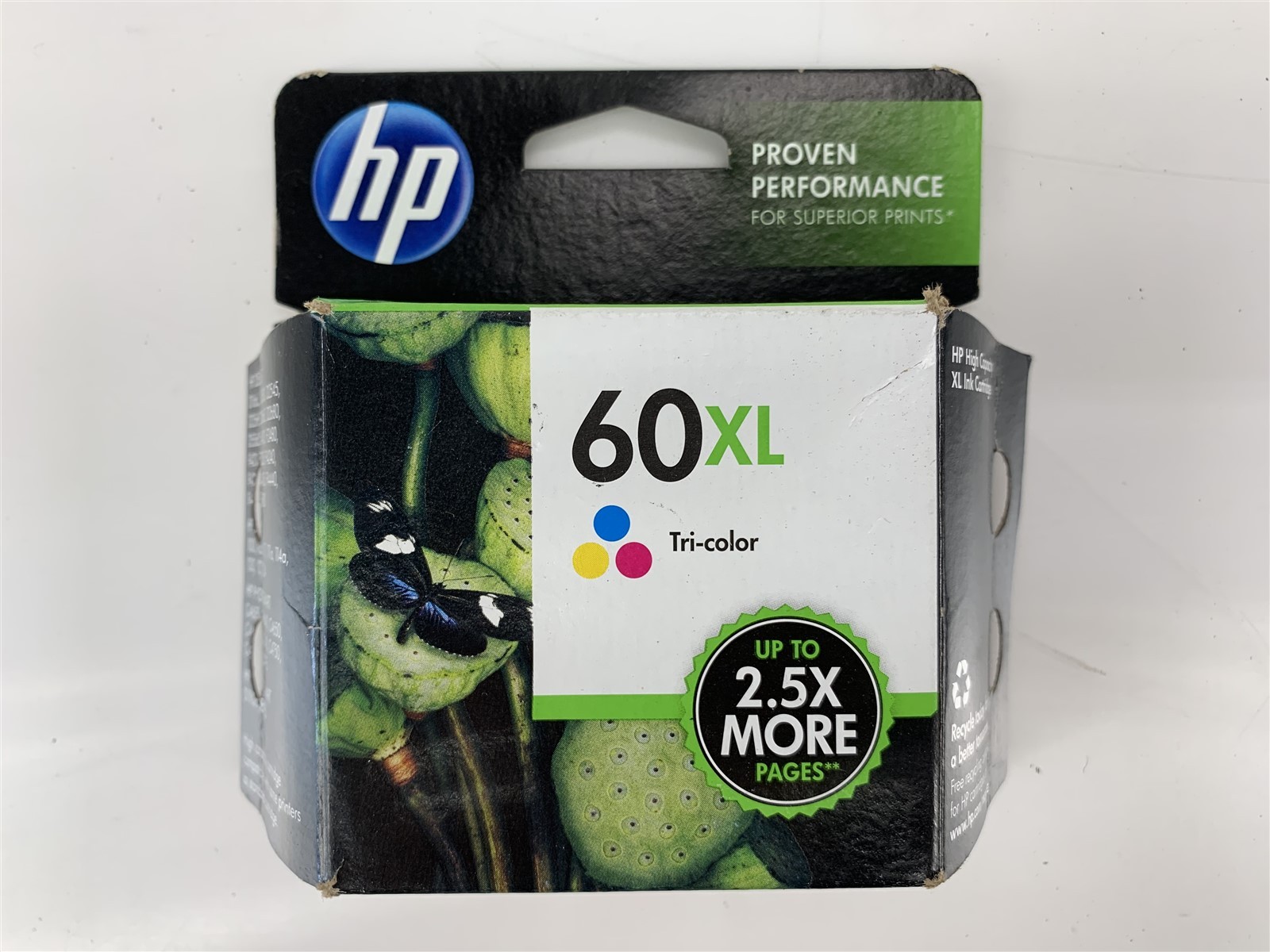 HP 60XL CC644WN Tri-Color High Yield Ink Cartridge