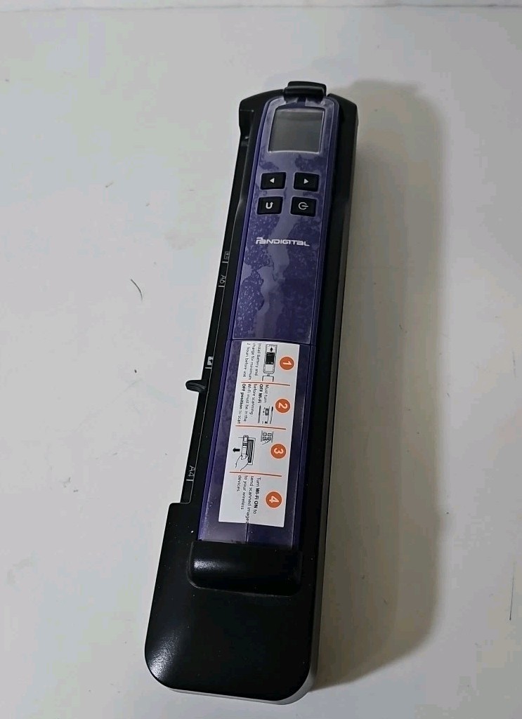 Pandigital Handheld Wand Scanner With Feeder Dock And Wifi.