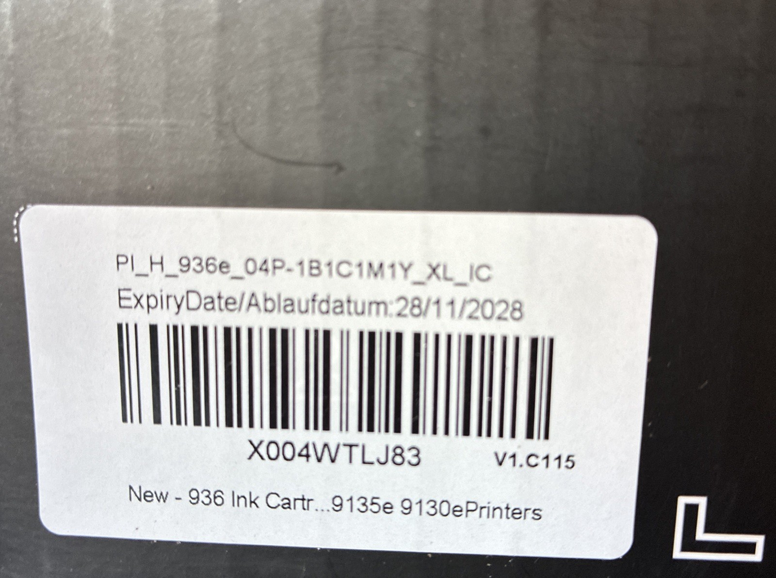 936XL 936e Ink Cartridges Combo 4 Pack: Replacement for HP 936e Ink 936XL