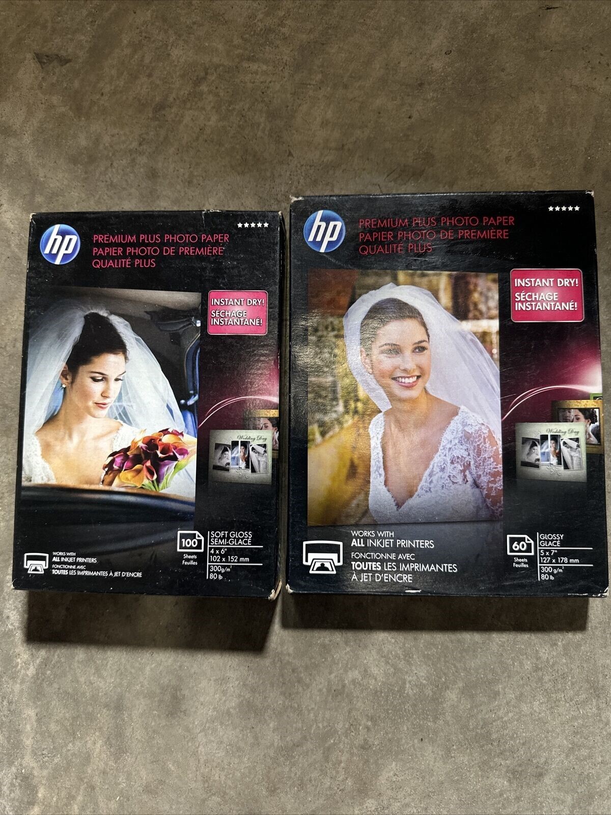 HP Premium Plus Photo Paper For Inkjet Print CR666A 4″ x 6″ 160 Sheets New