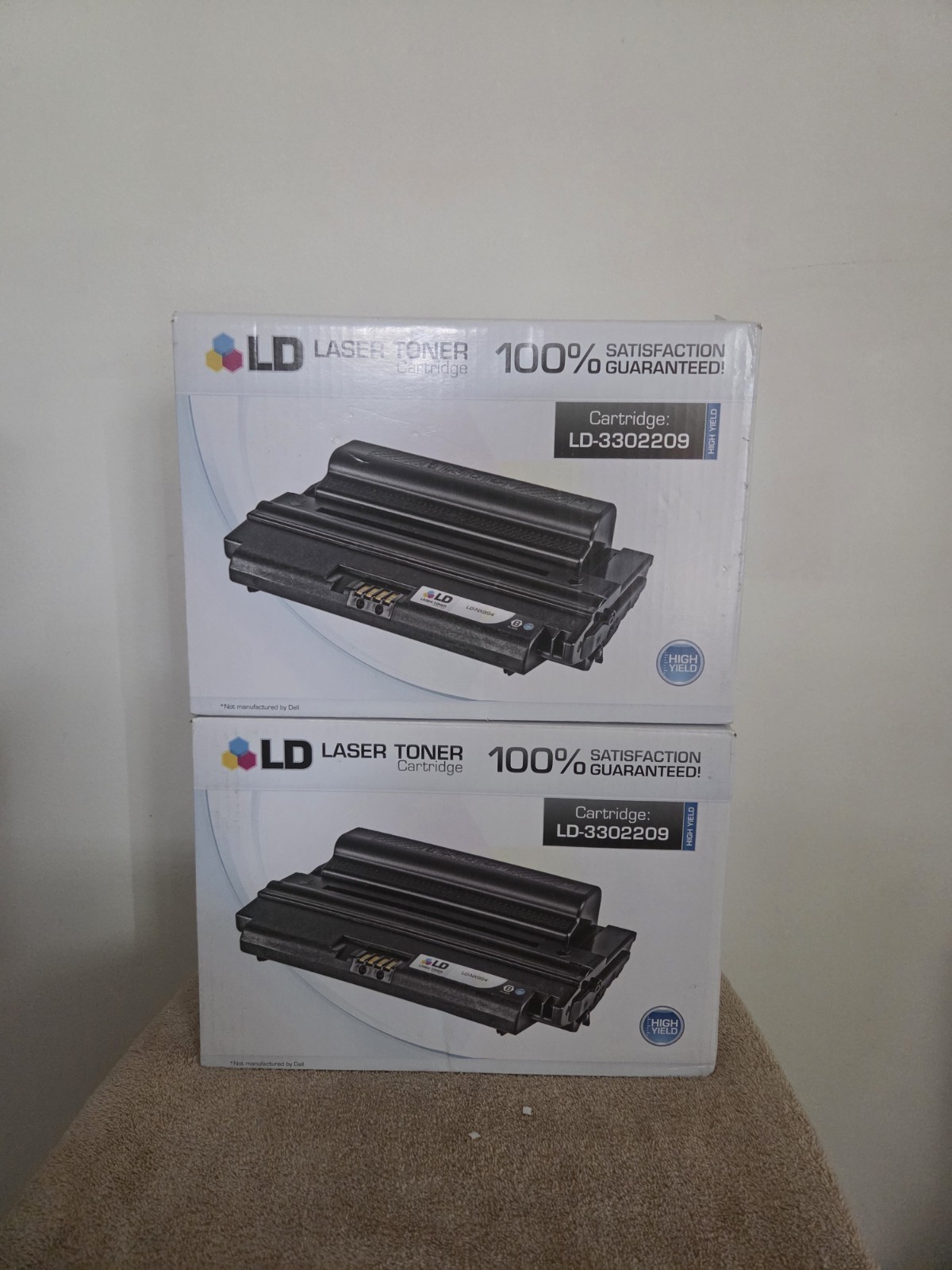 Black Toner for Dell 2335dn / 2355dn Laser Printers NX994, 330-2209, 330-2208
