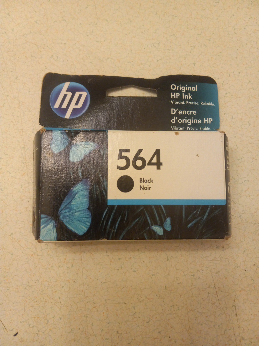 HP 564 Genuine Black Ink Cartridge (CB316WN) EXP: 07/2022 NEW Sealed Free Ship !