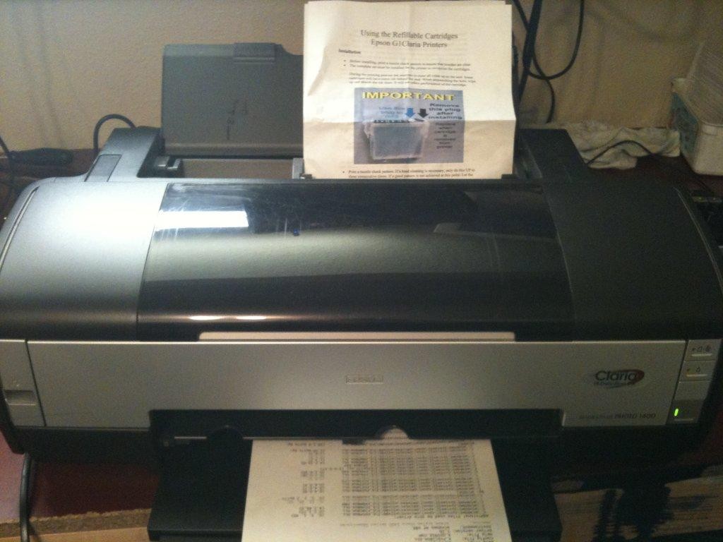 EPSON Stylus PHOTO 1400 Wide-Format Color Inkjet USB Printer -Guaranteed!