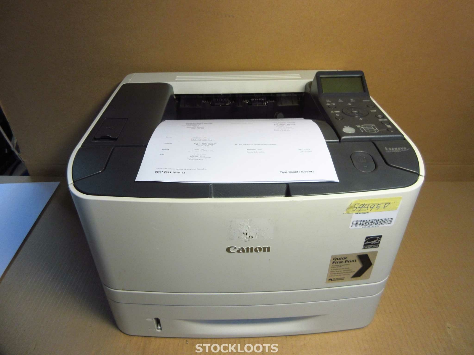 Canon i-Sensys LBP6680X A4 Mono Laser Printer 33ppm NETWORK USB – 59495 PRINTS