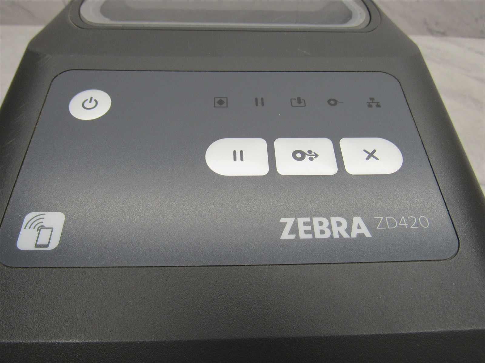 Zebra ZD420 ZD42042-T01E00EZ Thermal Barcode Label Printer USB Network + Adapter