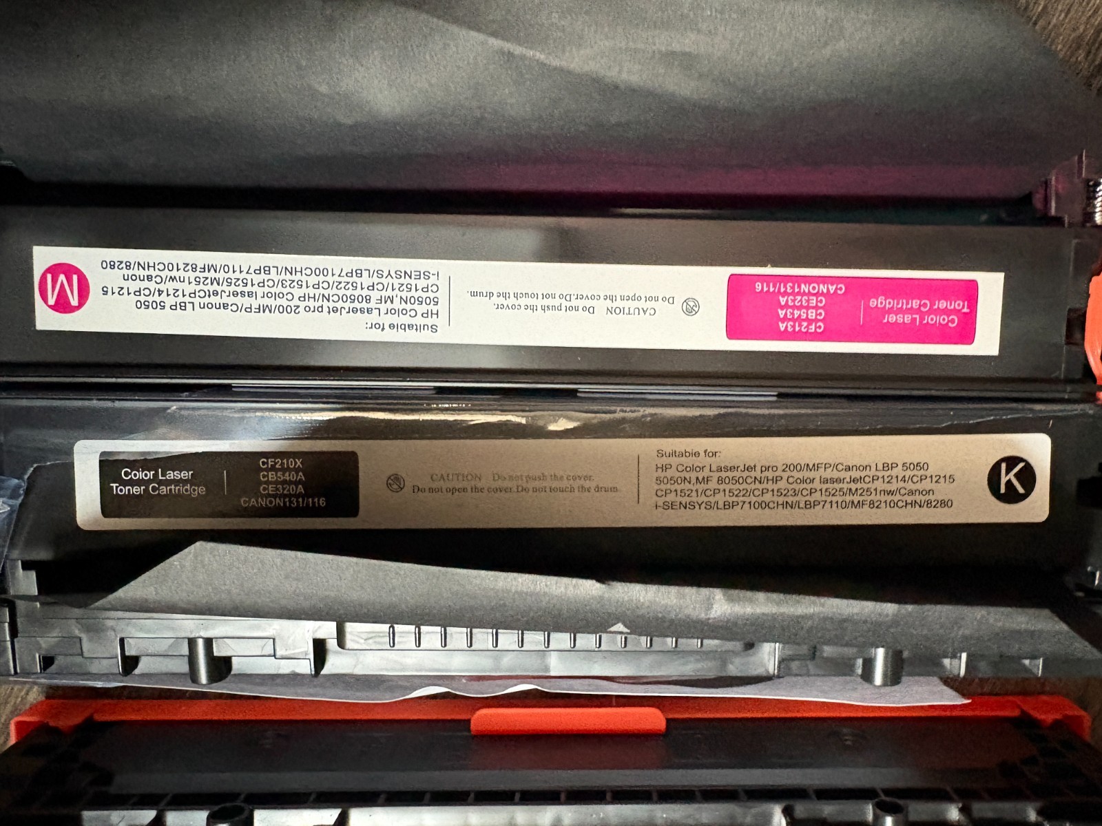 5PK 131 Color Toner Cartridges Fits Canon ImageClass CRG-131 LBP-7110CW MF8280CW