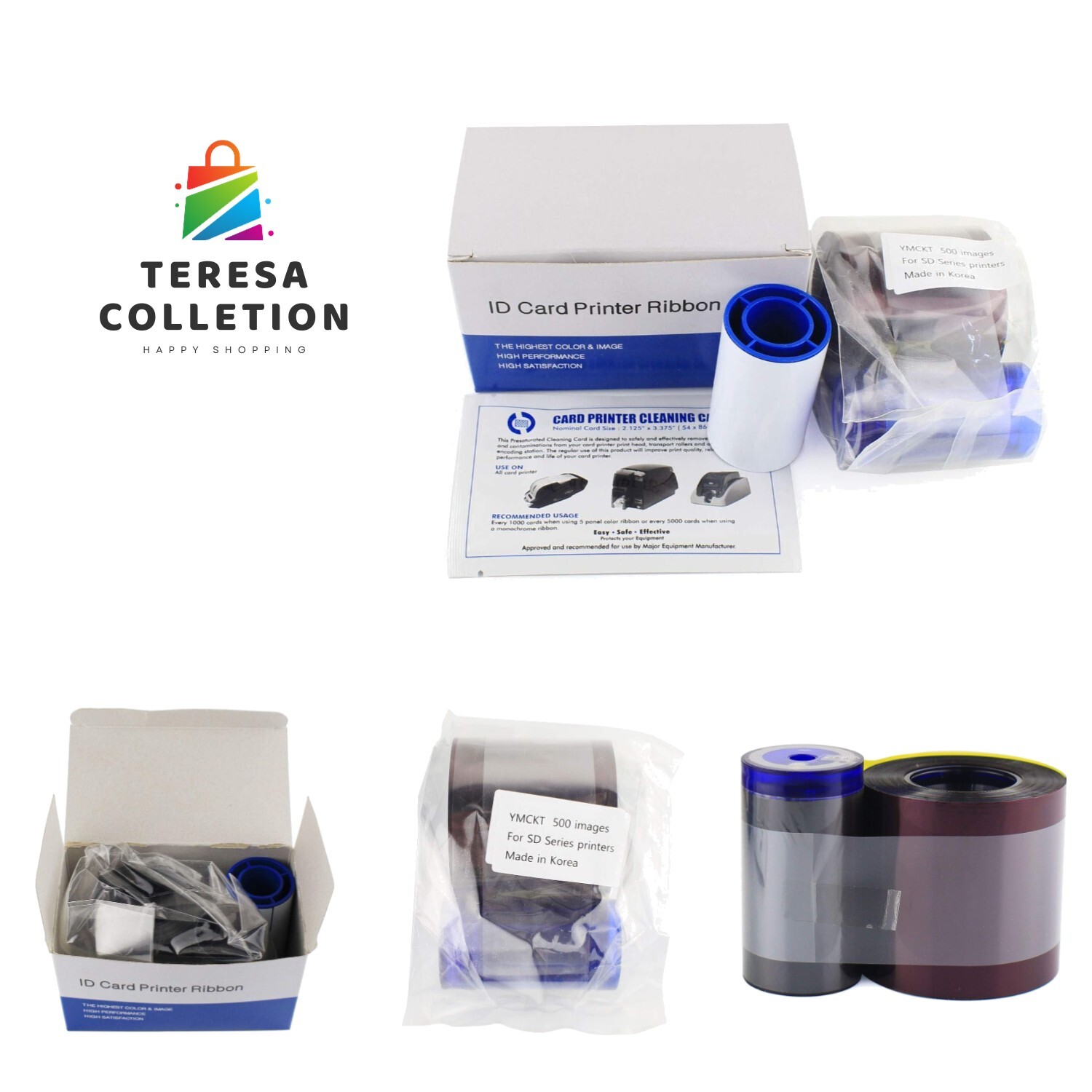 534000-003 Color Ribbon Kit for Datacard SP35 SP55 SP75 Plus, YMCKT 500 Images