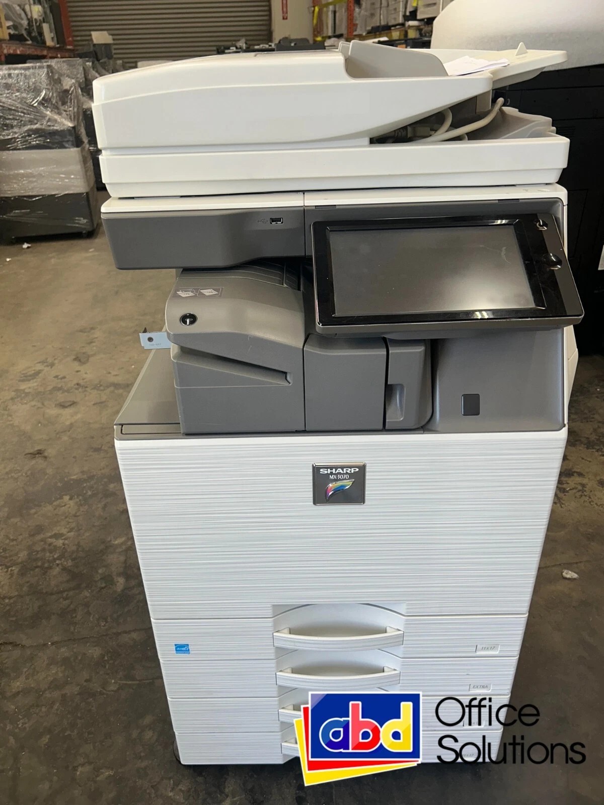 Sharp MX-6071 A3 Color MFP Laser Copier Printer Scan Staple WiFi 60ppm *Less 30K