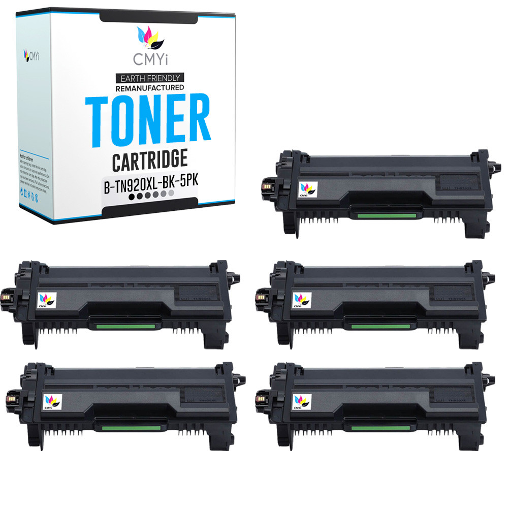 5-Pack Compatible TN920XL Cartridge for Brother MFC-L6810DW L6915DW DCP-L5510DN