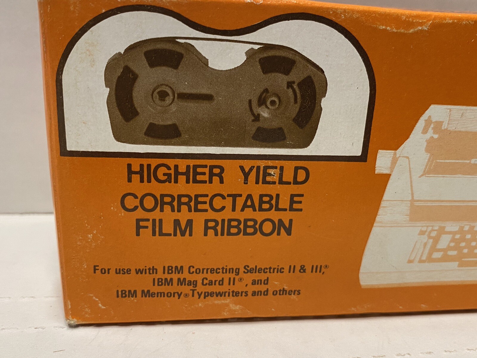 IBM-Compatible Higher Yield Correctable Film Ribbon Black NEW IN BOX