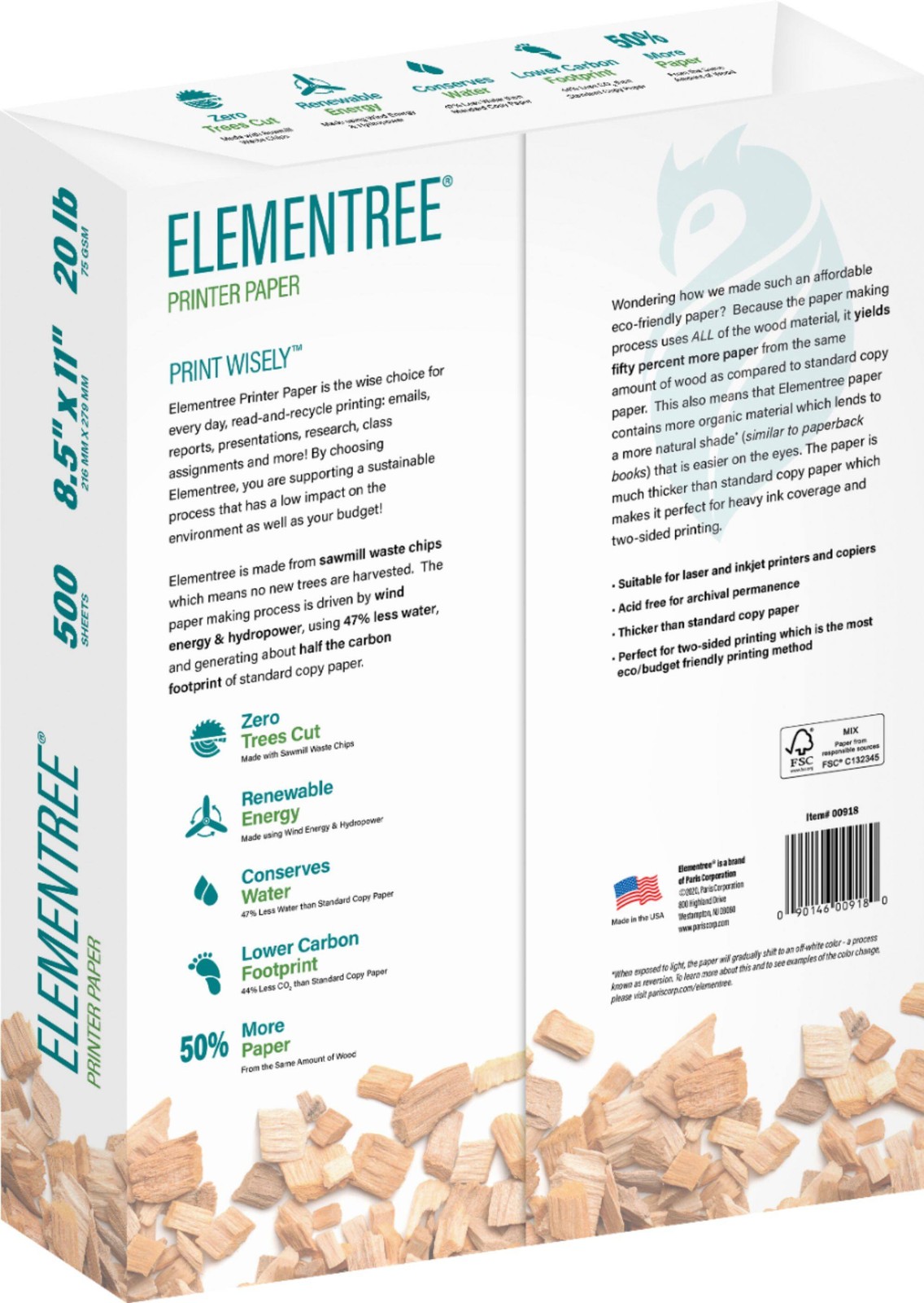 Elementree – Sustainable Printer Paper For Everyday Printing and Copying, 8.5…