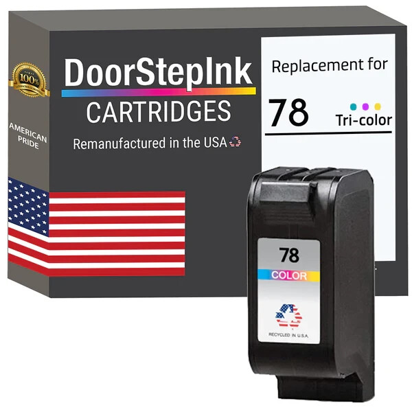 DoorStepInk Compatible Ink Cartridges for HP 78 (C6578AN) Color-USA