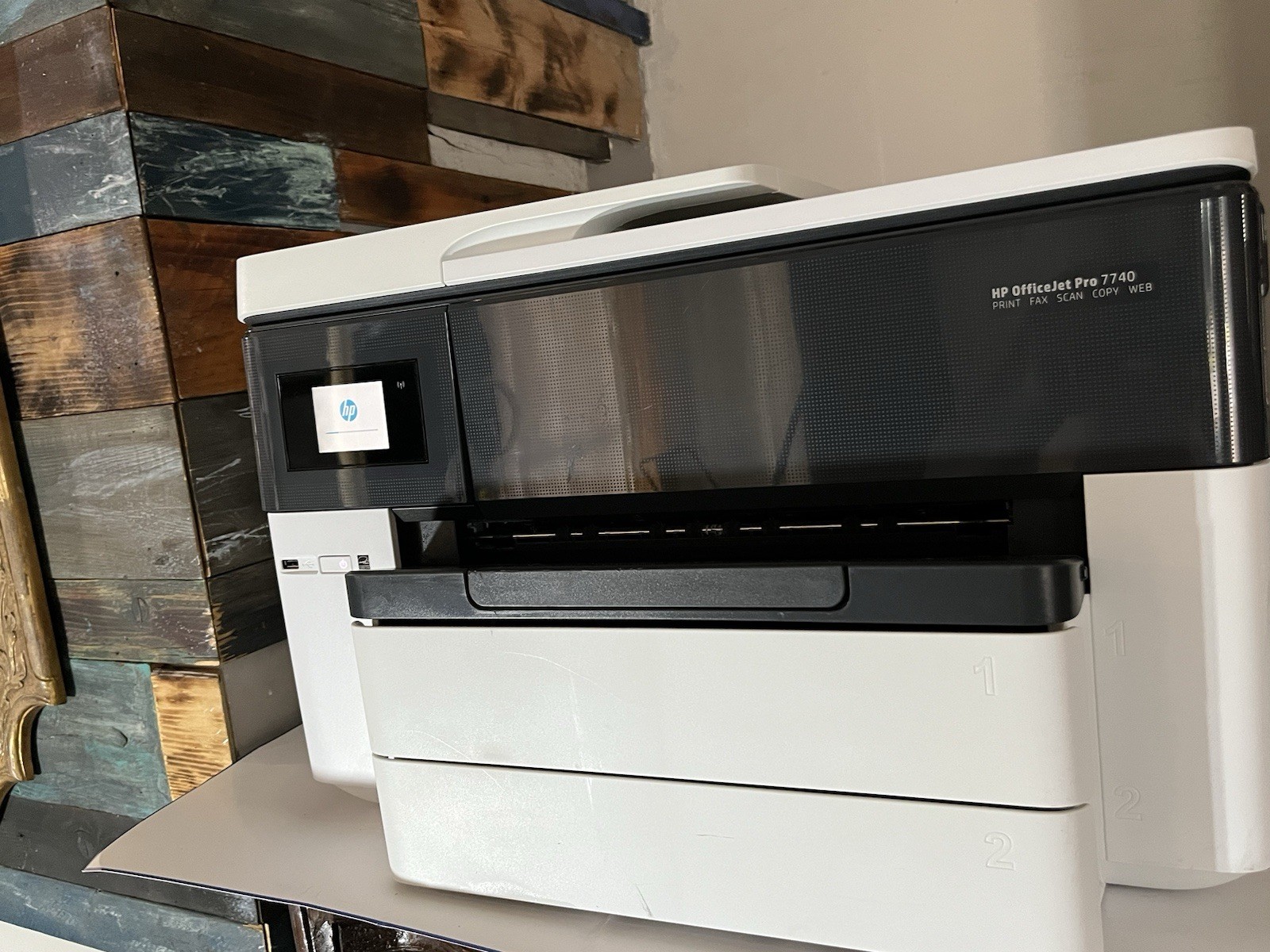 HP OfficeJet Pro 7740 All-in-One Printer with Wireless Printing
