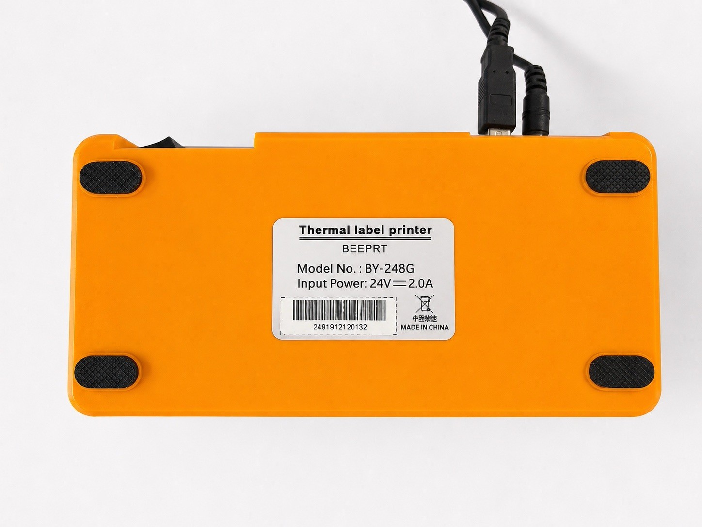 BEEPRT BY-248G Thermal Label Printer USB 4×6 Shipping Label Printer Tested