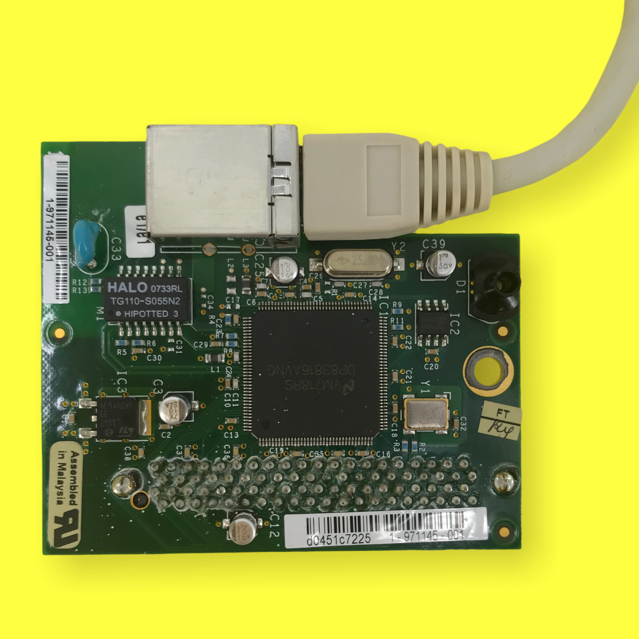 Intermec 1-971145-001 EasyLAN Ethernet Interface x PM4i 1-975569-00 1-971645-80