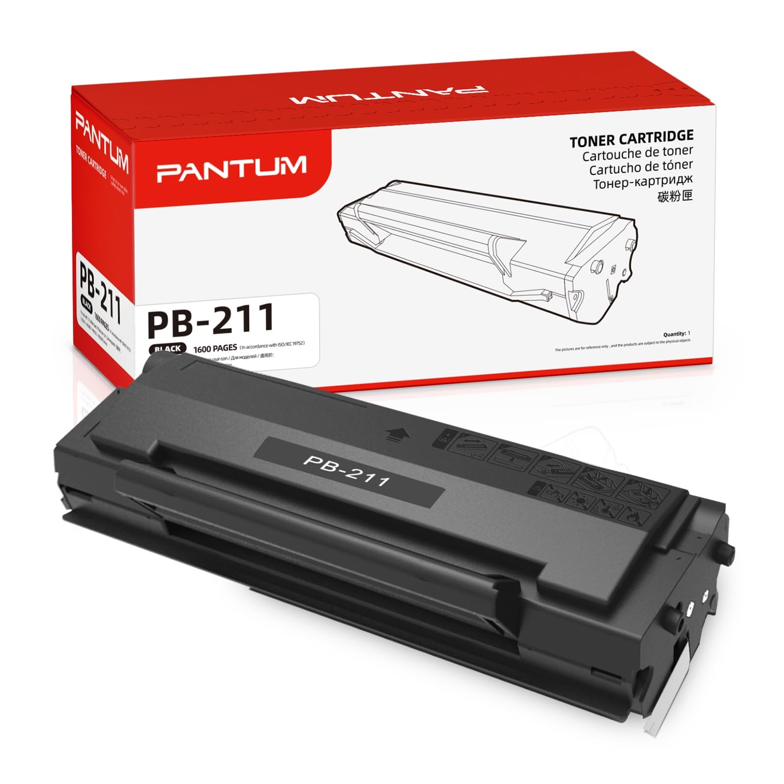 PB-211 Black Toner Cartridge P2200, P2500W, P2502W, M6500NW, M6550NW, M6552NW…