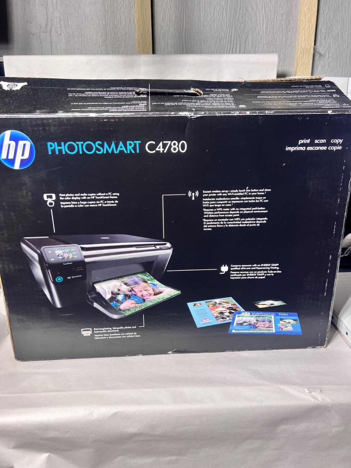 HP Photosmart C4780 All-In-One Wireless InkJet Print, Scan, Copy ALL in One