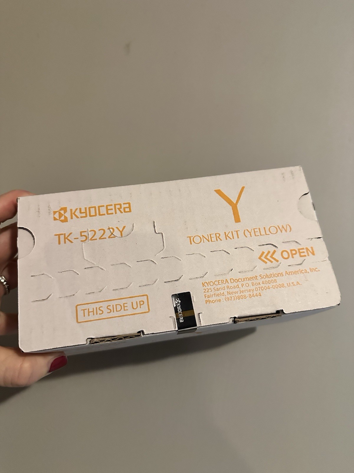 Kyocera TK-5222Y Toner Kit Yellow Item No: 1T02R9AUS1