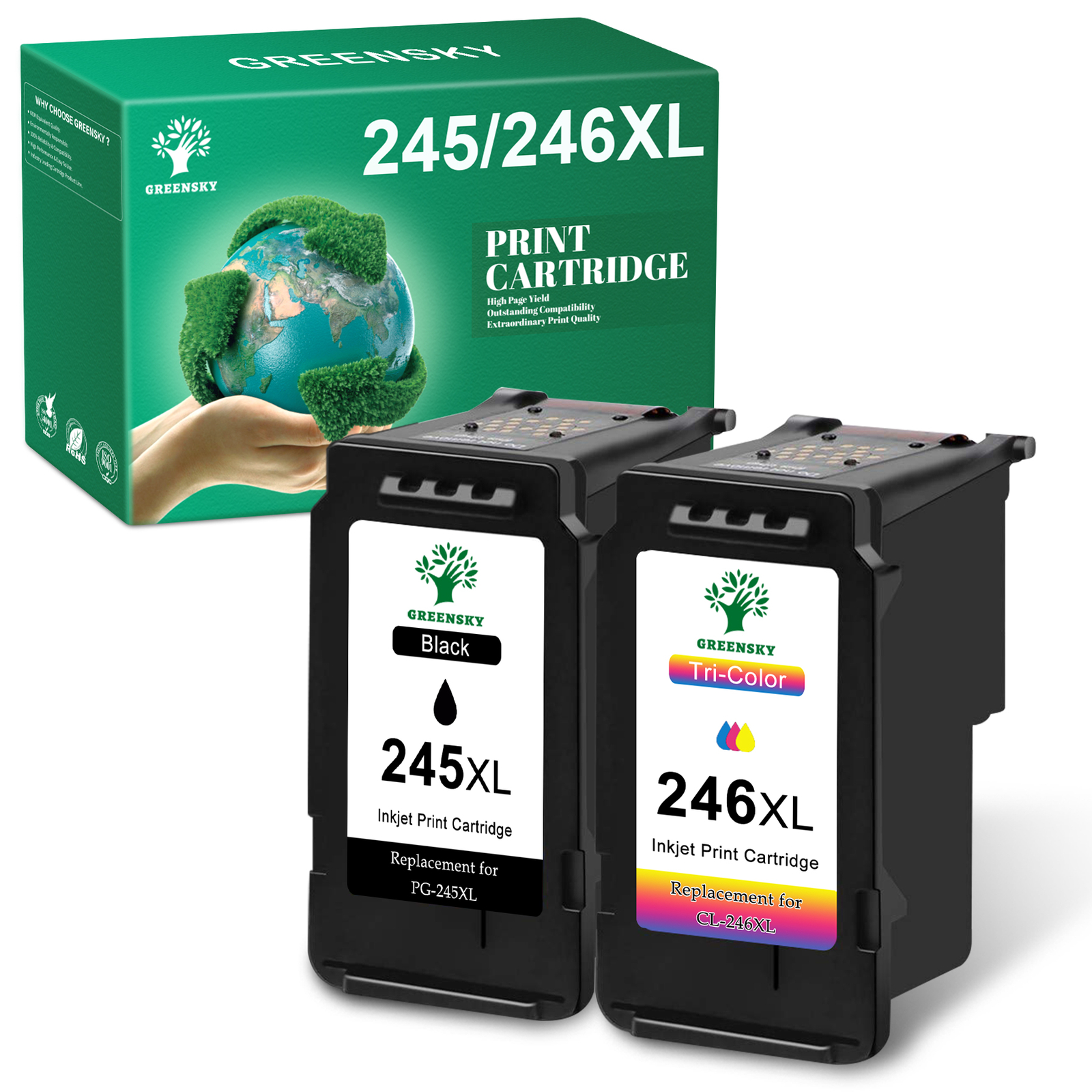PG-245 XL CL-246 XL Ink Cartridge for Canon PIXMA MG2522 MX490 MX492 TS3322 lot