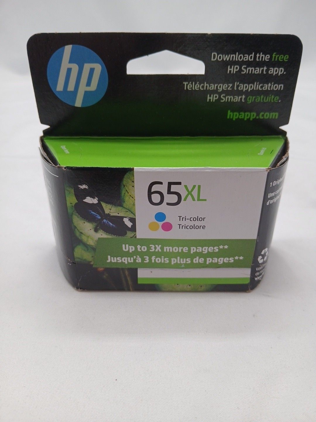 HP 65XL N9K03AN Tri-color Ink Cartridge OEM Genuine EXP 2023 New In Sealed Box