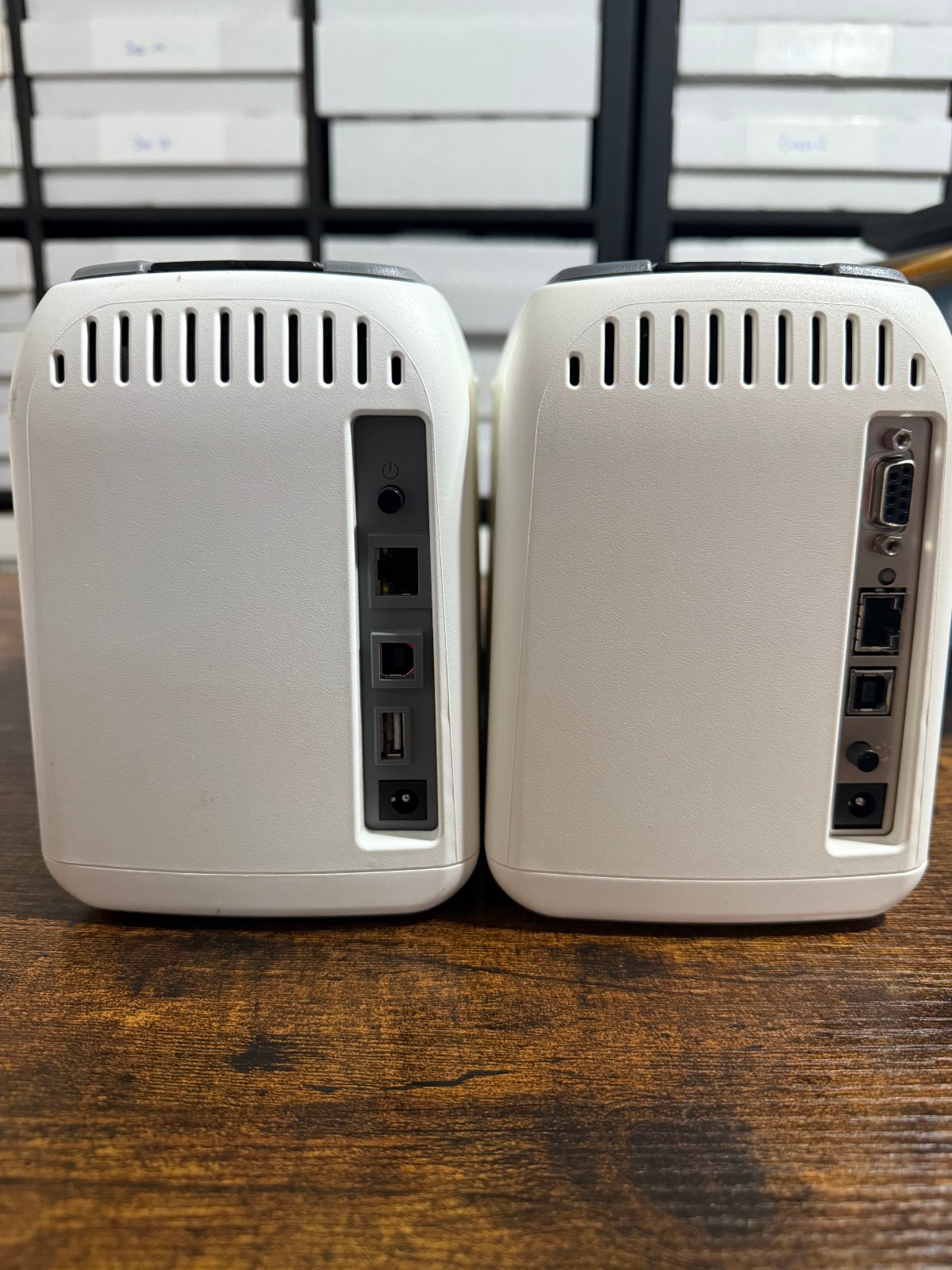 Zebra HC100 & ZD510-HD PARTS ONLY PRINTER LOT (2) NO POWER ADAPTER