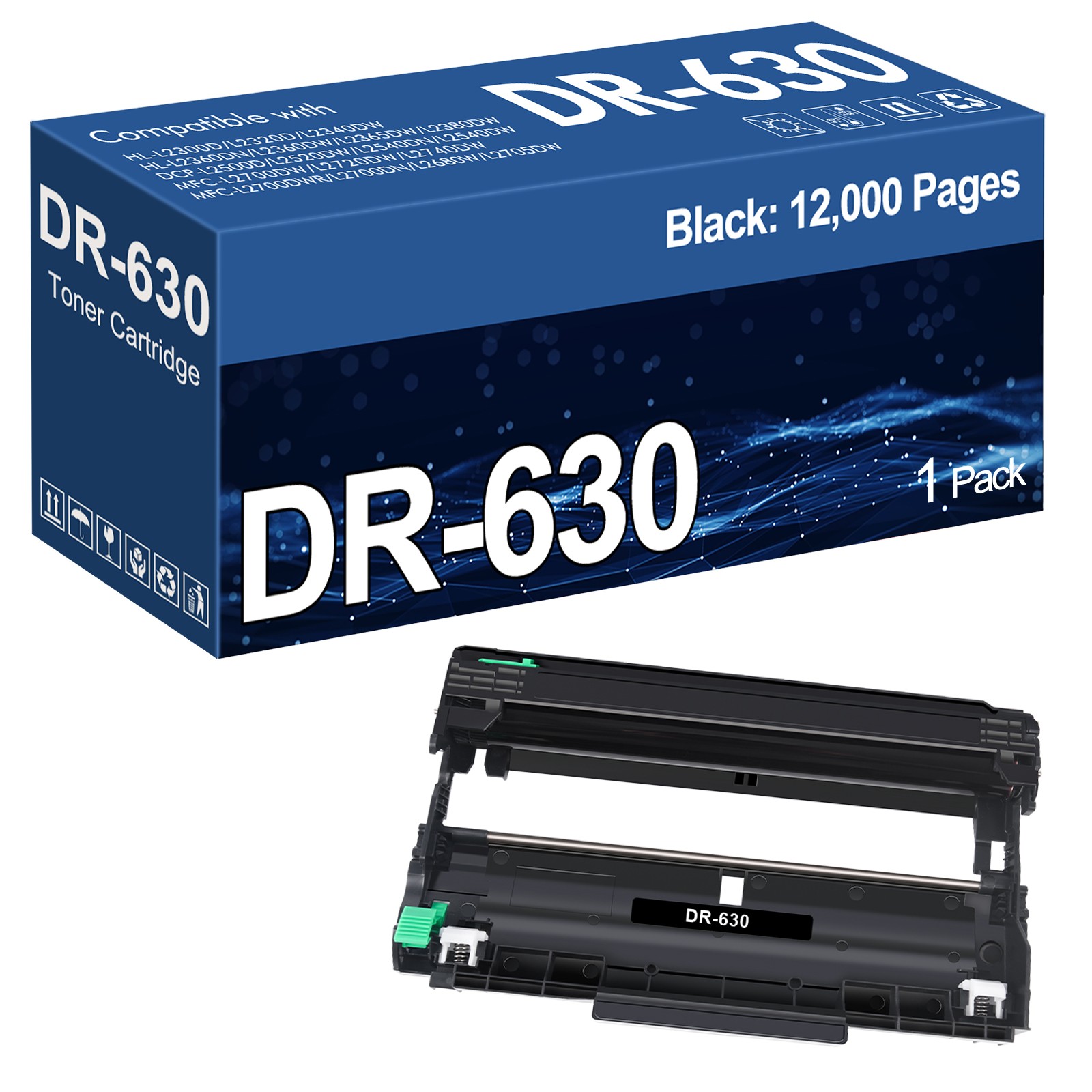 DR630 Drum Unit For Brother TN660 DCP-L2540DW HL-L2305W 2320D L2340DW L2360DW