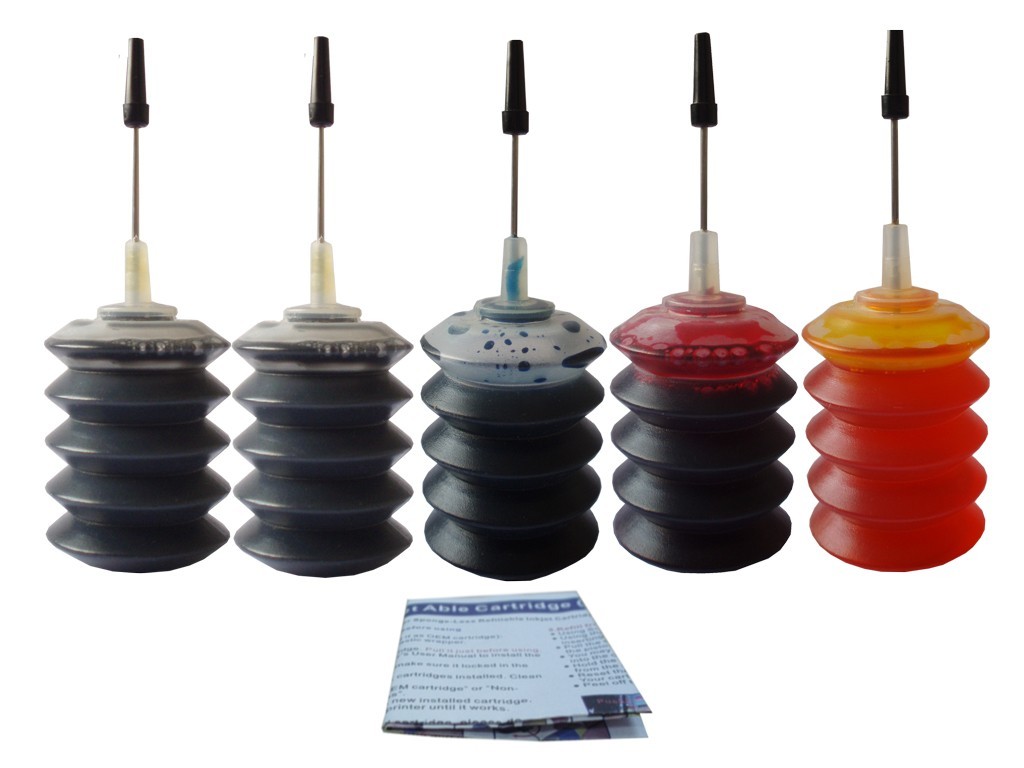 5x30ml Refill Ink for HP 56 57 OfficeJet 4110 5510 6110