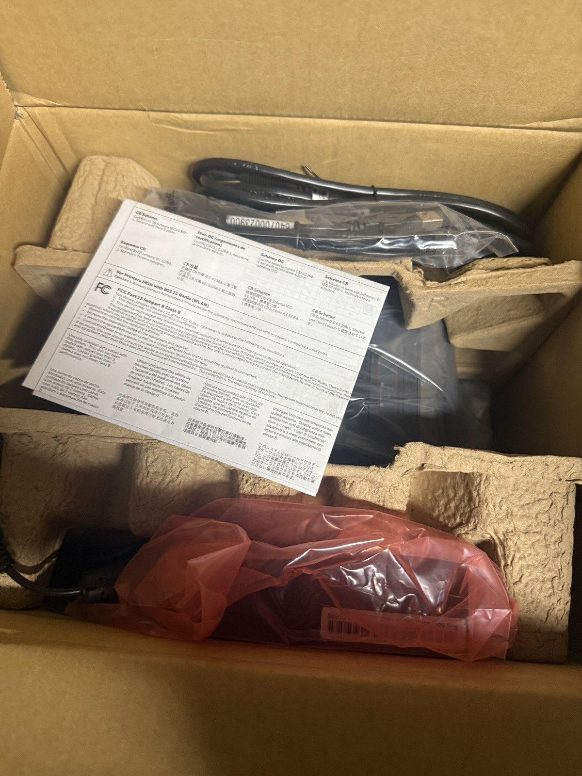 Honeywell PC45d Desktop Label Printer 203dpi NEW Open Box