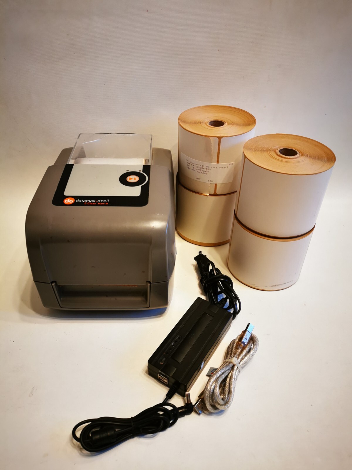 DATAMAX O’Neil USB Shipping Sticker Printer E-Class Mark III E-4304B Canada Post