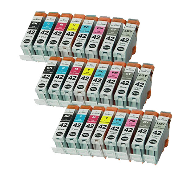 Ink Cartridge + smart chip for CLI-42 42 Canon Pixma PRO100 PRO-100 Pro-100S