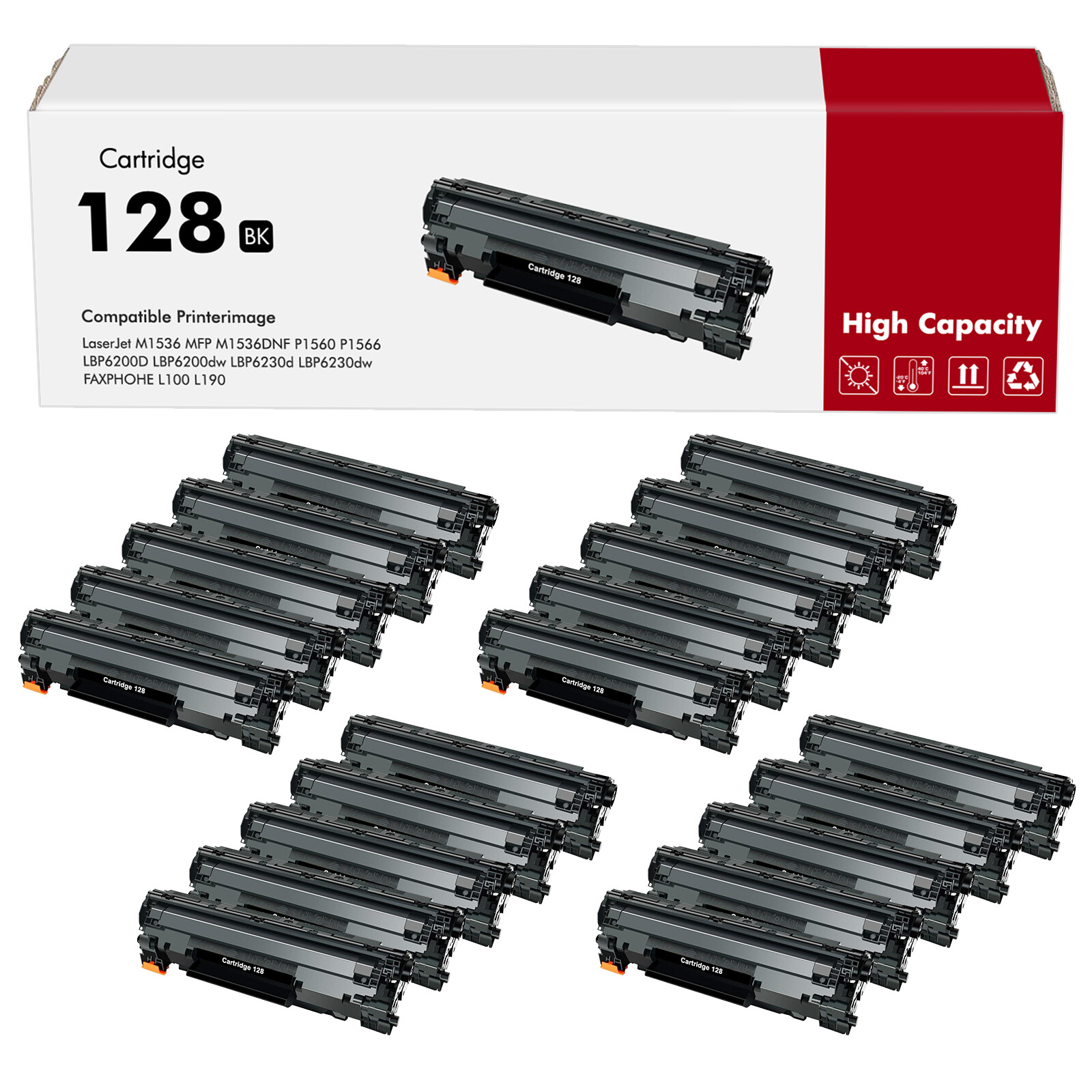 20PK CRG128 128 Toner cartridge For Canon L100 D530 D550 MF4450 MF4550d MF4770n