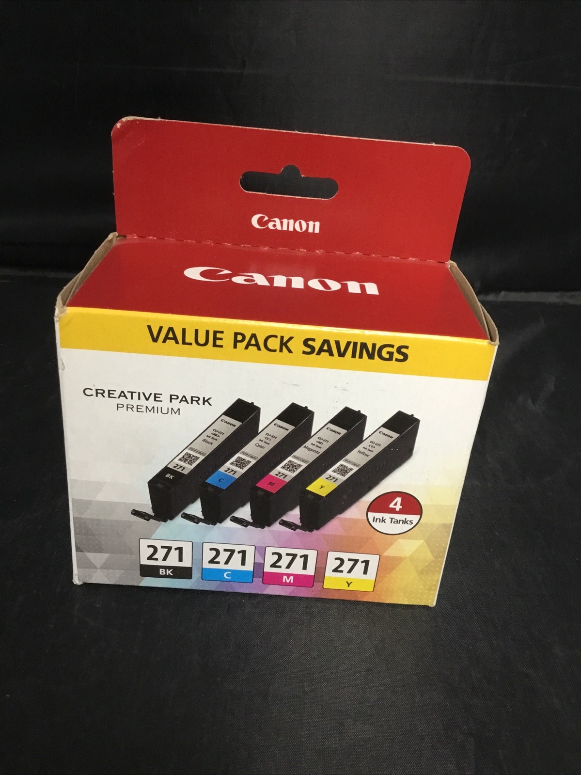 Authentic Canon CLI-271 B/C/M/Y 4 Pack Ink Cartridges BRAND NEW