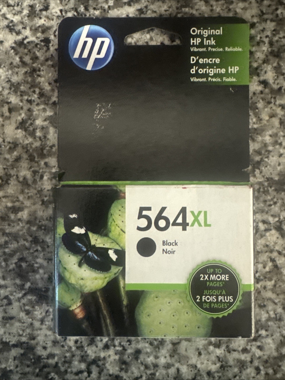 GENUINE HP 564XL BLACK Ink High Yield Cartridge CN684WN SEALED BOX 6/2026+