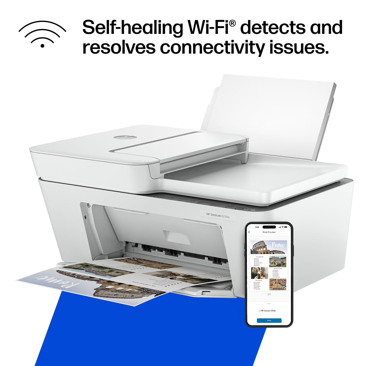 HP DeskJet 4255e All-in-One Printer with 6 Months of Instant Ink for free with