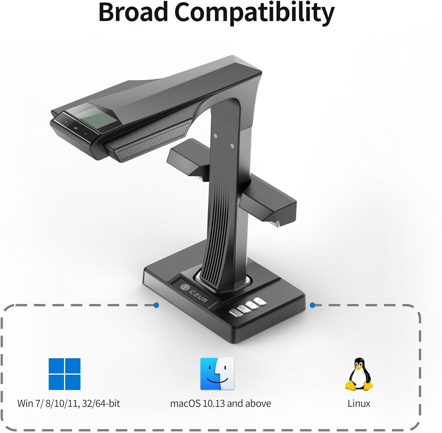 ET24 Pro Professional Book Scanner, 24MP Document Camera, 3Rd Gen Auto-Flatten &