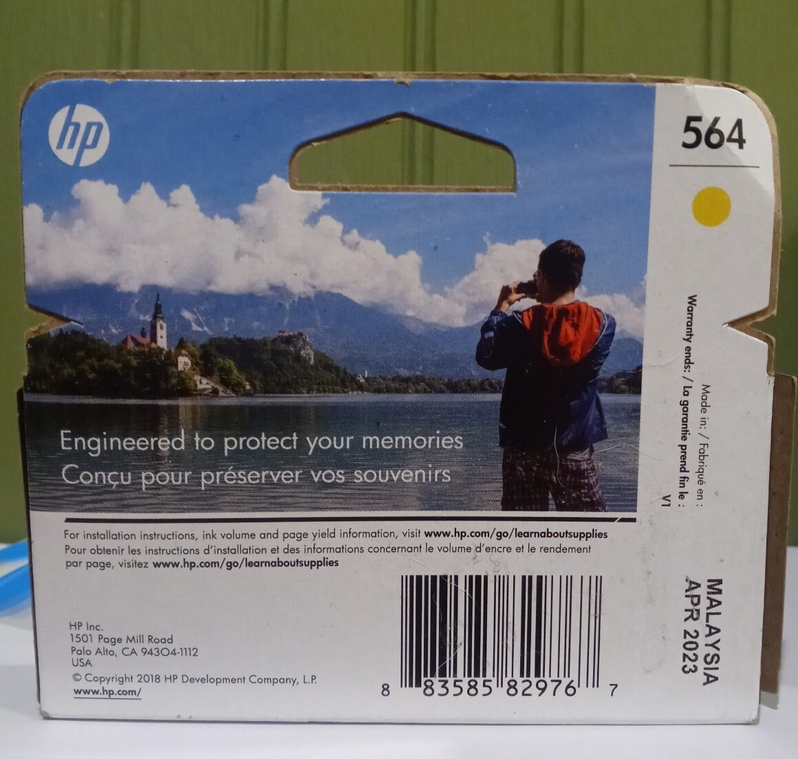 Genuine hp 564 Ink Cartridge – Yellow ( 04/ 2023)