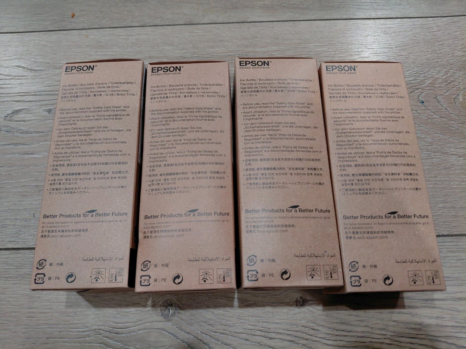 Genuine Epson T49H1 T49H2 T49H3 T49H4 Ink Bottles 4 Pack for SureColor T3170x