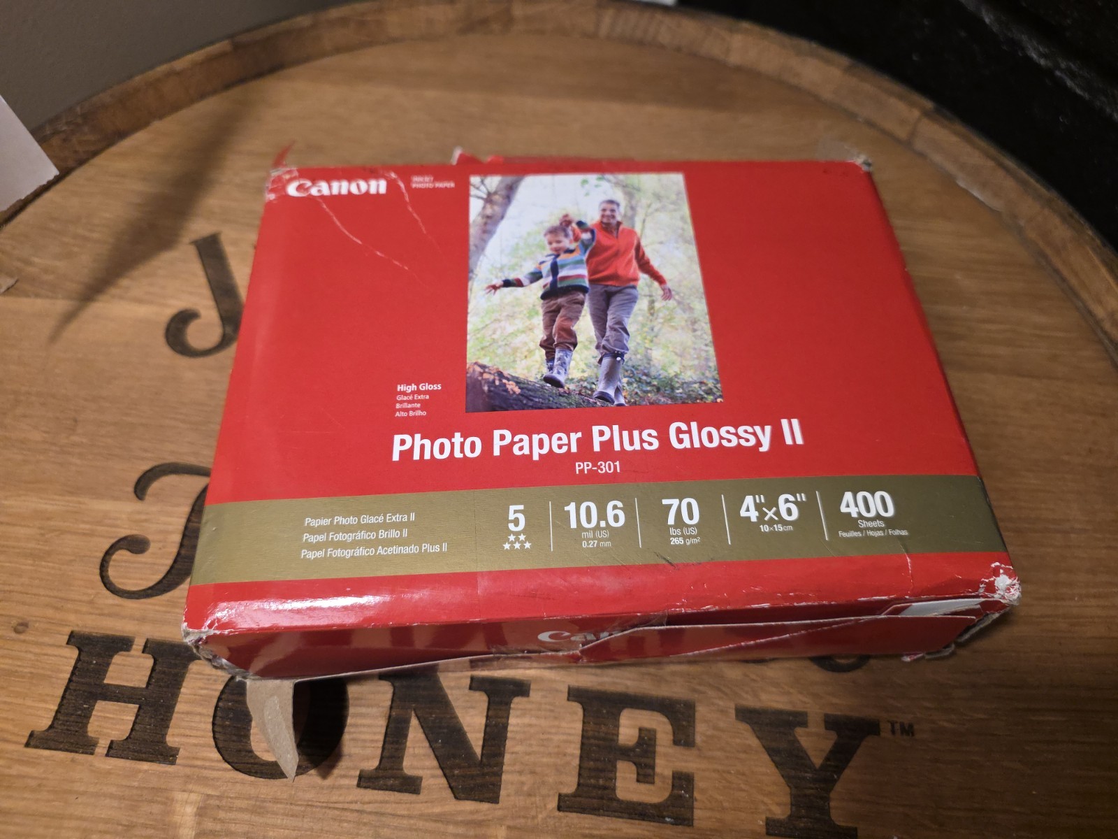 Canon 1432C007 4 x 6 inch Plus Glossy II Photo Paper – 400 Sheets – NEW