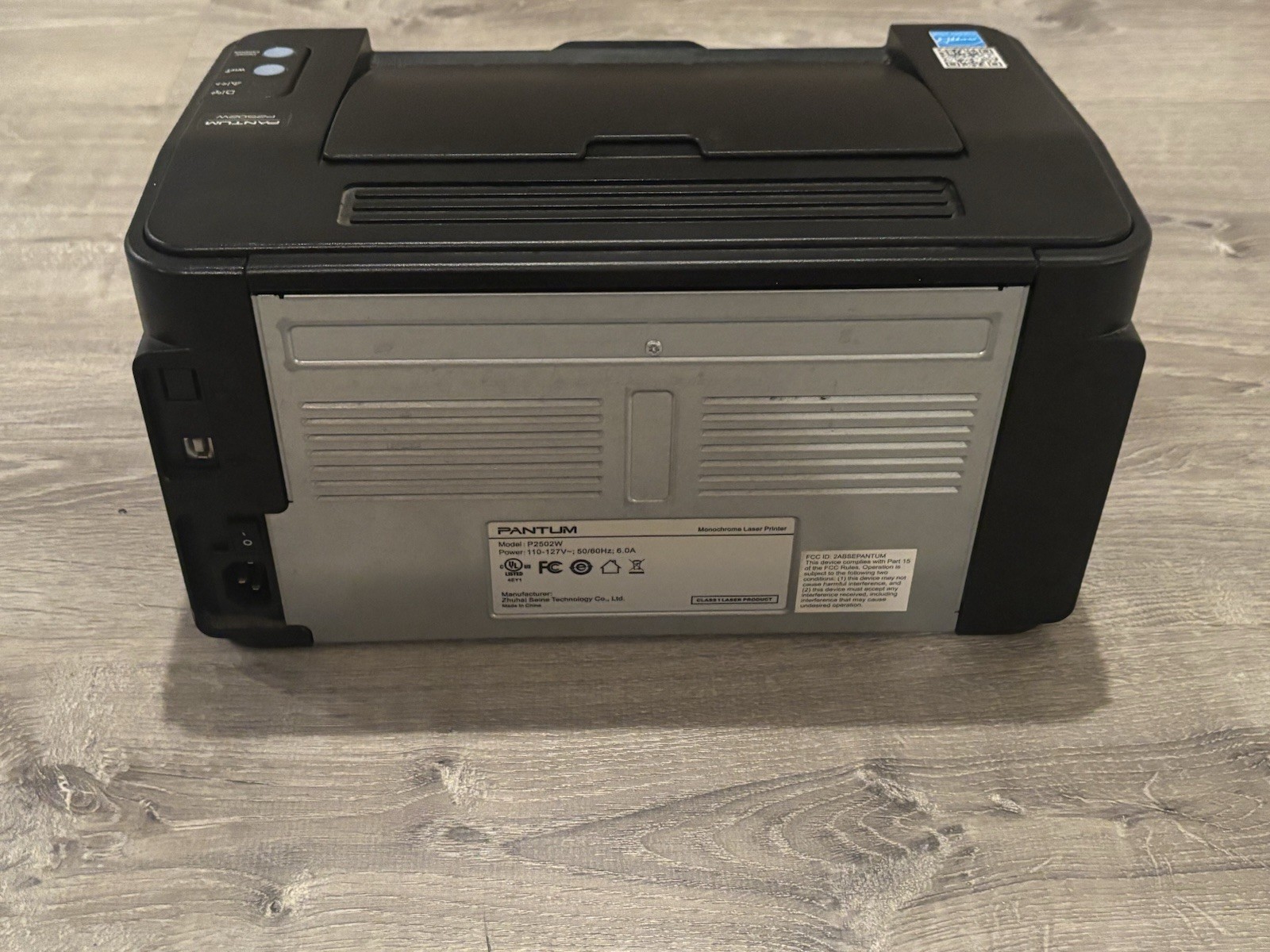 Pantum P2502W Wireless Laser Printer – Black –
