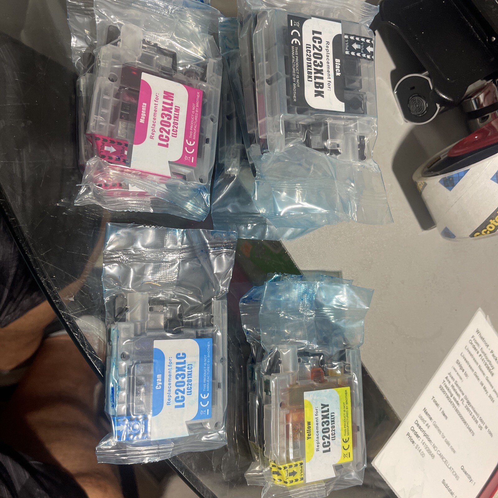 9x LC-203 LC203 XL Ink Combo 4x Black 2x Cyan, Magenta, Yellow 🆓 SHIPPING!!!