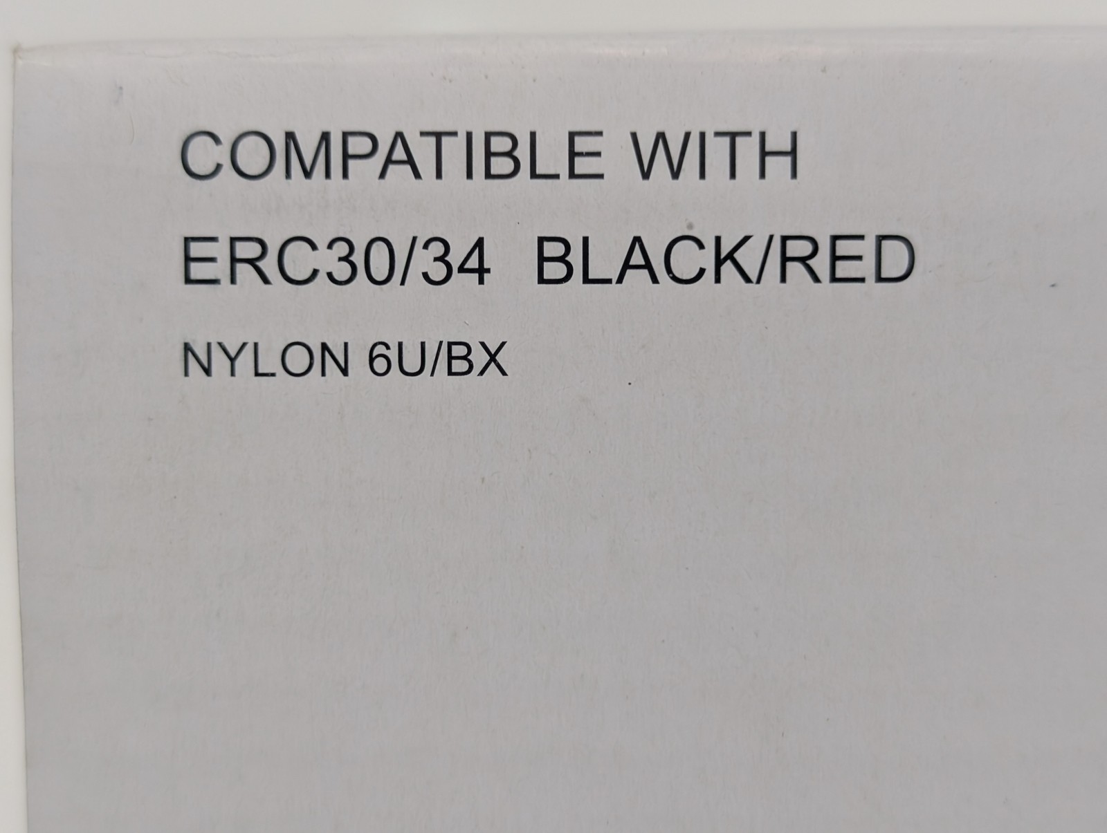 Compatible ERC30/34 Black Red Nylon Printer Ribbons Lot of 24, 6 per box