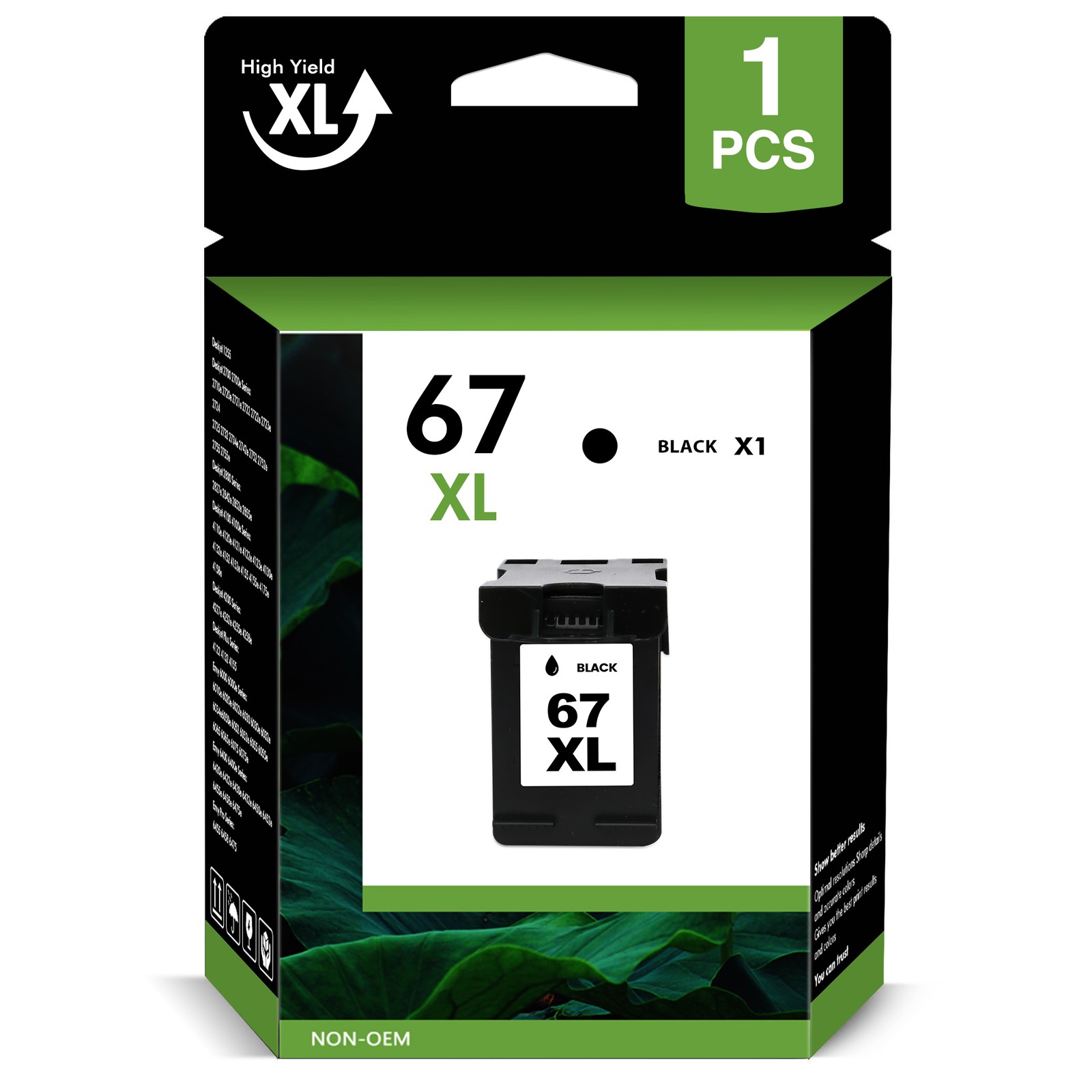 67XL Ink Cartridge for HP 67 Ink Deskjet 2723e 2800e 2852e 2855e Envy 6055e 6455