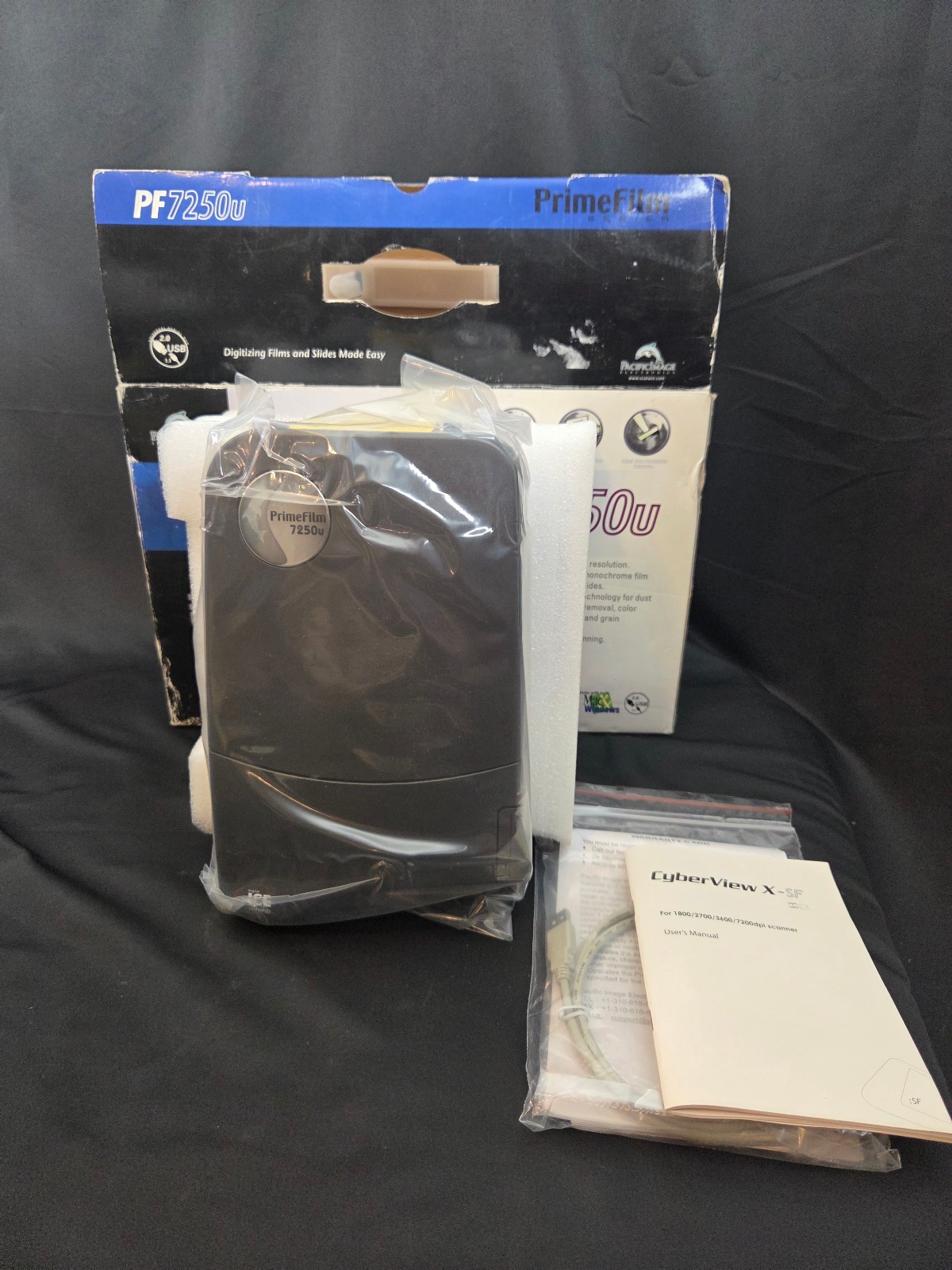 NIB PIE Primefilm 7250u Film Scanner w/Digital ICE Technology