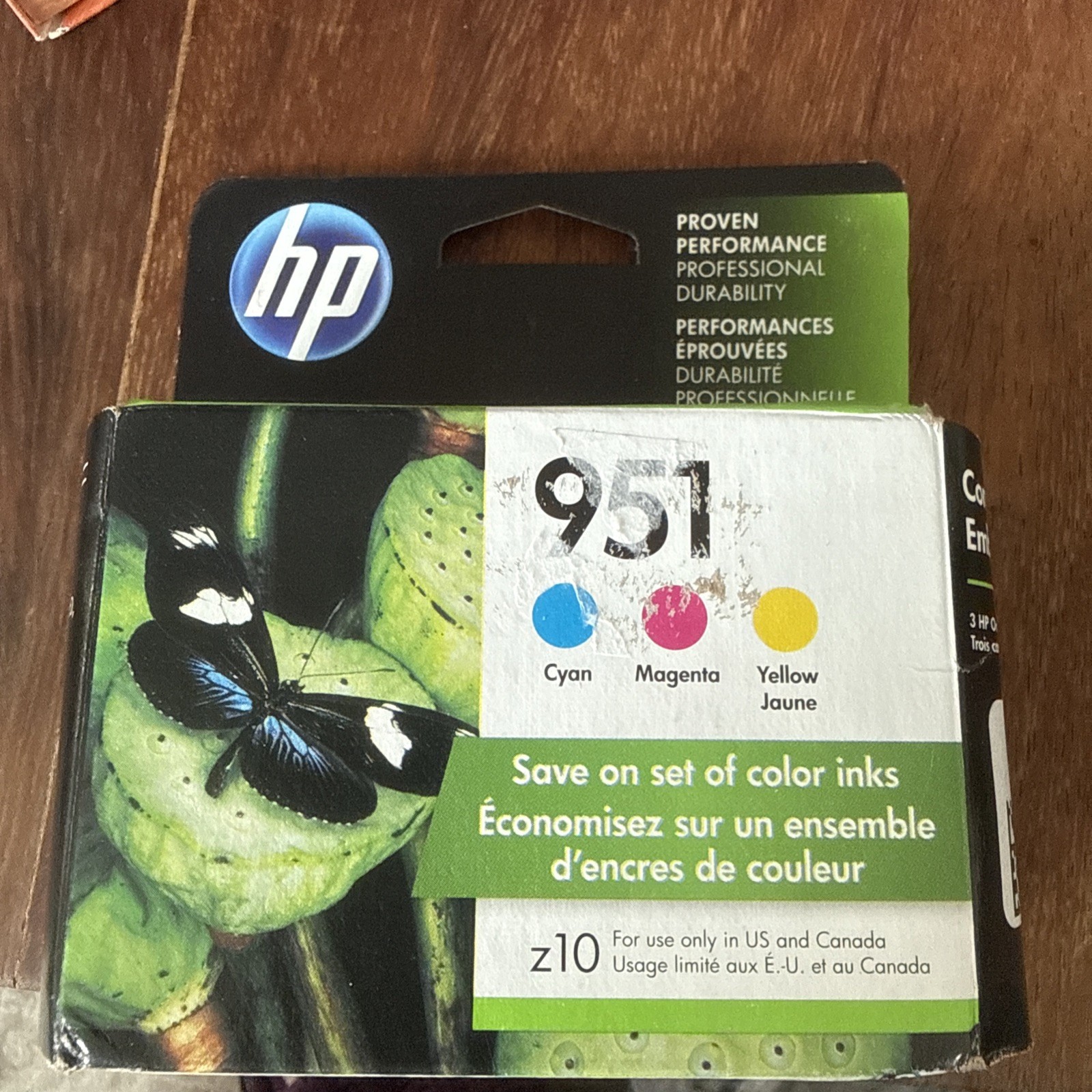HP 951 Ink Cartridges-C/M/Y- expired in 2020