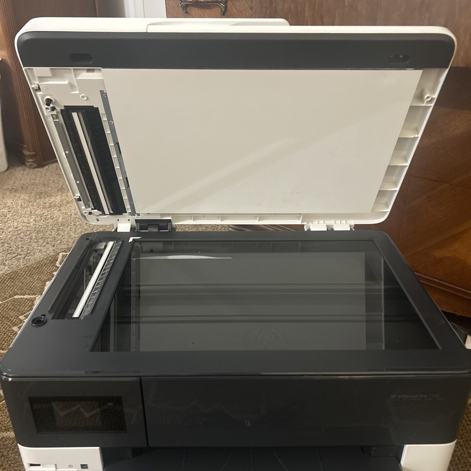 HP OfficeJet Pro 7740 Wide Format All-in-One Multicolor Printer Needs Blue Cart.