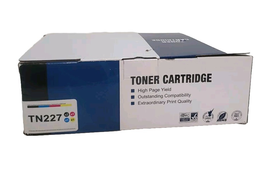 Toner Cartridge TN227BK TN 227 for Brother MFC-L3710CW HL-L3270CDW L3290CDW Lot
