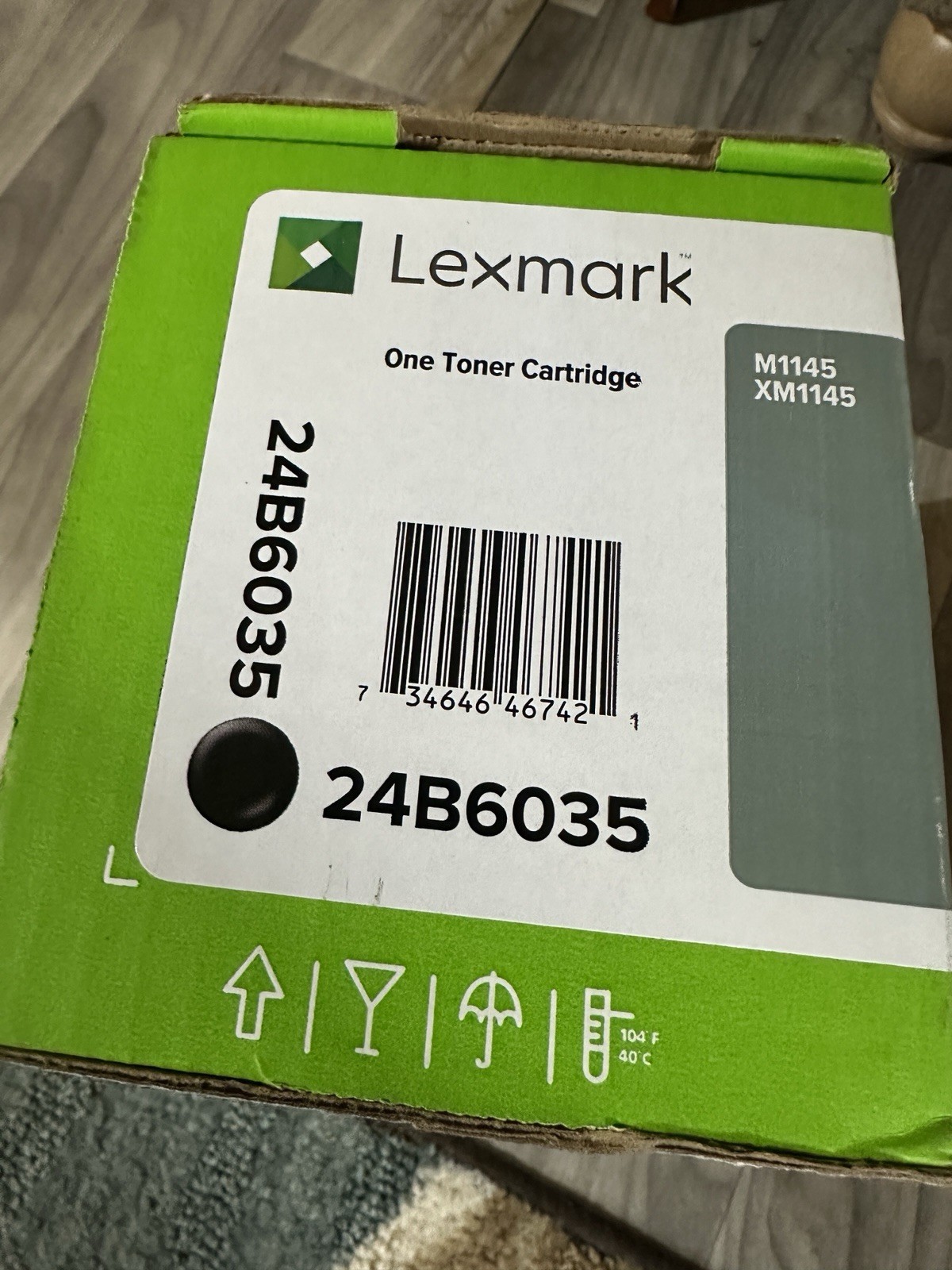 24B6035 M1145 XM1145 New Genuine Original Toner Lexmark Free Ship