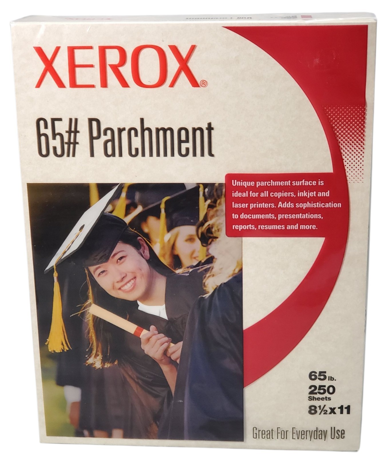 Xerox 65# Parchment Natural Copy Printer Paper 250 Sheets 8 1/2″ × 11″