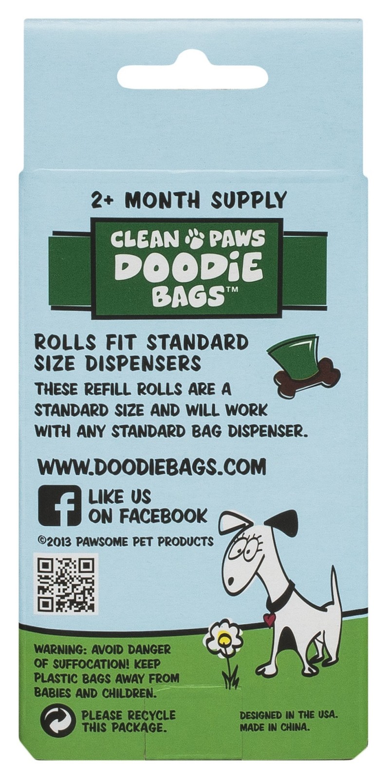 Clean Paws Refill Rolls, 8-Rolls Green 8 Count (Pack of 1)