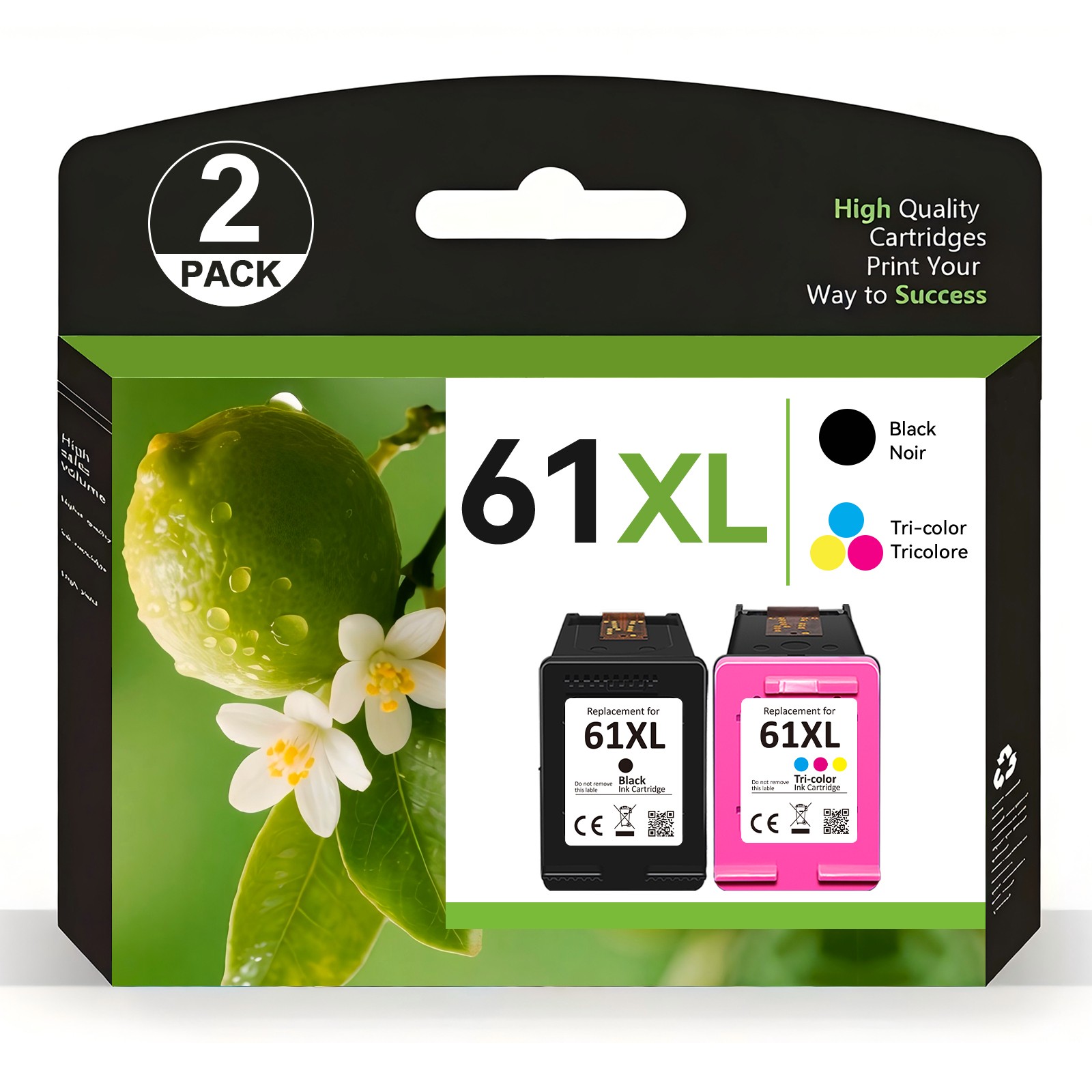 61XL Ink Cartridges For HP 61 Ink ENVY 4500 4501 4502 4504 5530 5531 5535 5539